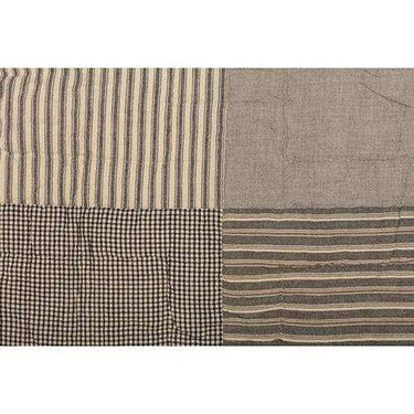 Sawyer Mill Charcoal Standard Sham - The Fox Decor